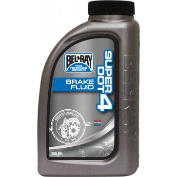 BEL-RAY SUPER DOT 4 BRAKE FLUID 355 ML (99480-B355W)