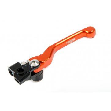 TORC1 RACING VENGEANCE FLEX CLUTCH LEVER KTM SX/SXF 125-530 2009-2015 (MAGURA ROTATOR LEVER) BLACK/ORANGE