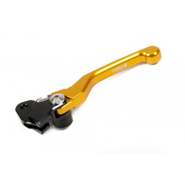 NiceCNC 7/8" Hydraulic Brake & Cable Clutch Lever Set (Gold) - Fits Suzuki RM/RMZ, Universal For Honda/Yamaha/Kawasaki