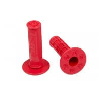 TORC1 RACING HOLESHOT HALF WAFFLE MX GRIPS RED (SOFT)