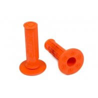 TORC1 RACING HOLESHOT HALF WAFFLE MX GRIPS ORANGE (SOFT)