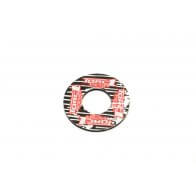 TORC1 RACING GRIP DONUTS WHITE/RED (PAIR)