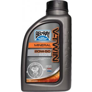 BEL-RAY V-TWIN MINERAL ENG OIL 20W-50 1L (96905-BT1)