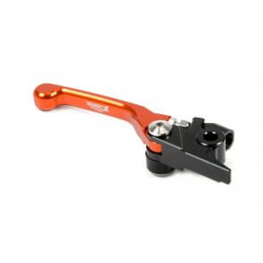 TORC1 RACING VENGEANCE FLEX BRAKE LEVER KTM SX/SXF/EXC 125-530 2000-2013 BLACK/ORANGE