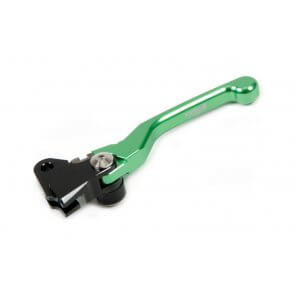 TORC1 RACING VENGEANCE FLEX CLUTCH LEVER KAWASAKI KXF 250/450 2006-2017 BLACK/GREEN